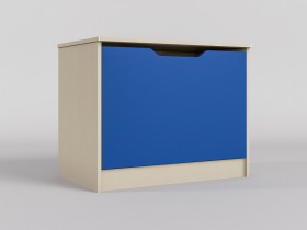 Ящик для игрушек Скай (Синий/корпус Клен) в Ленске - lensk.katalogmebeli.com | фото