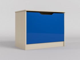 Ящик для игрушек Скай люкс (Синий/корпус Клен) в Ленске - lensk.katalogmebeli.com | фото